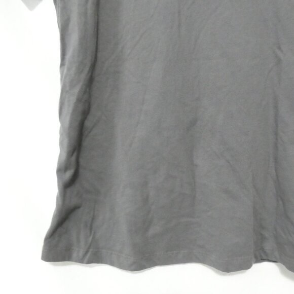 ENJOYNIGHT | P2P 22 inches | Classic Grey V-Neck T-Shirt | Relaxed Fit - Picture 6 of 15